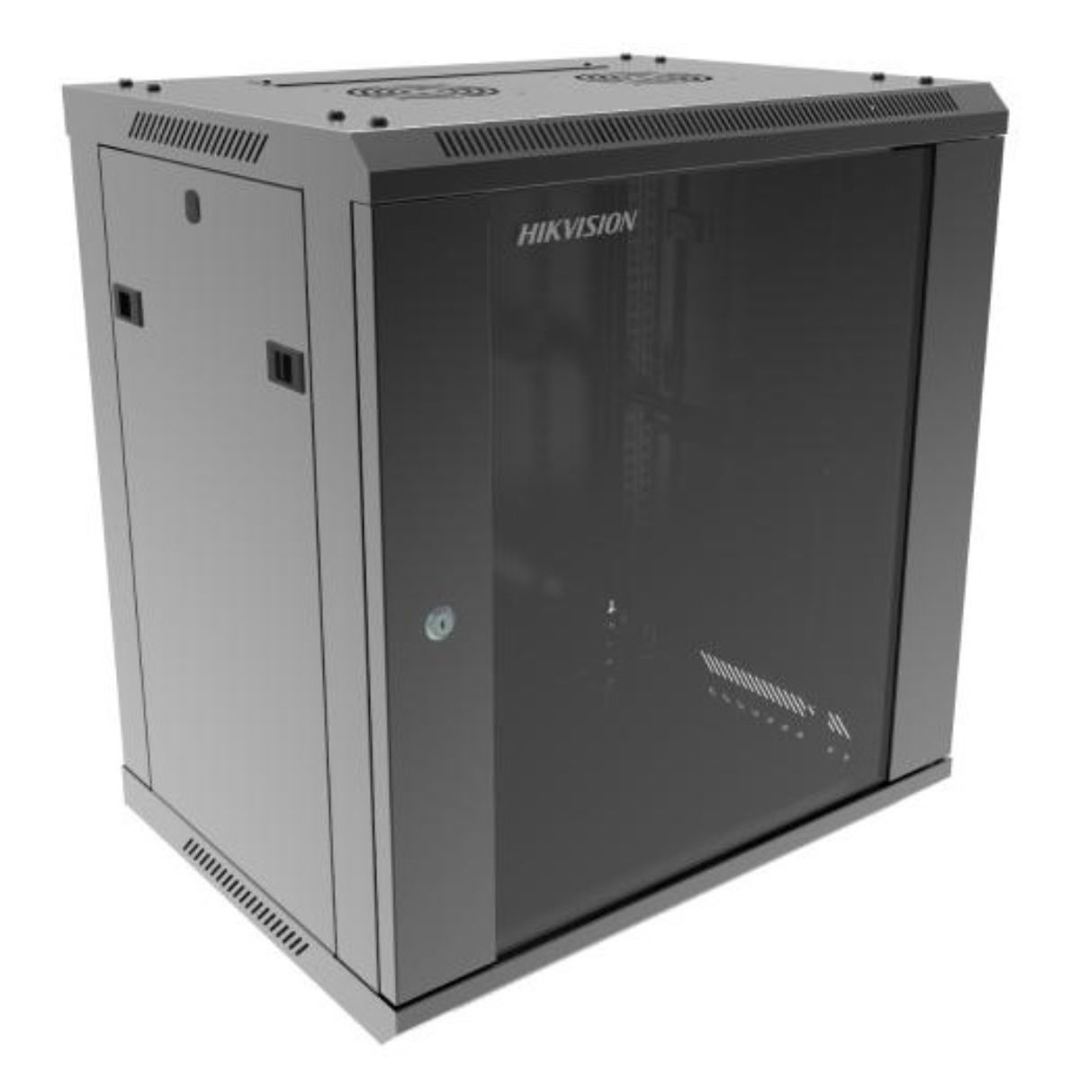 Combo Rack Hikvision 12U de Pared y PDU 8 Tomas Schuko