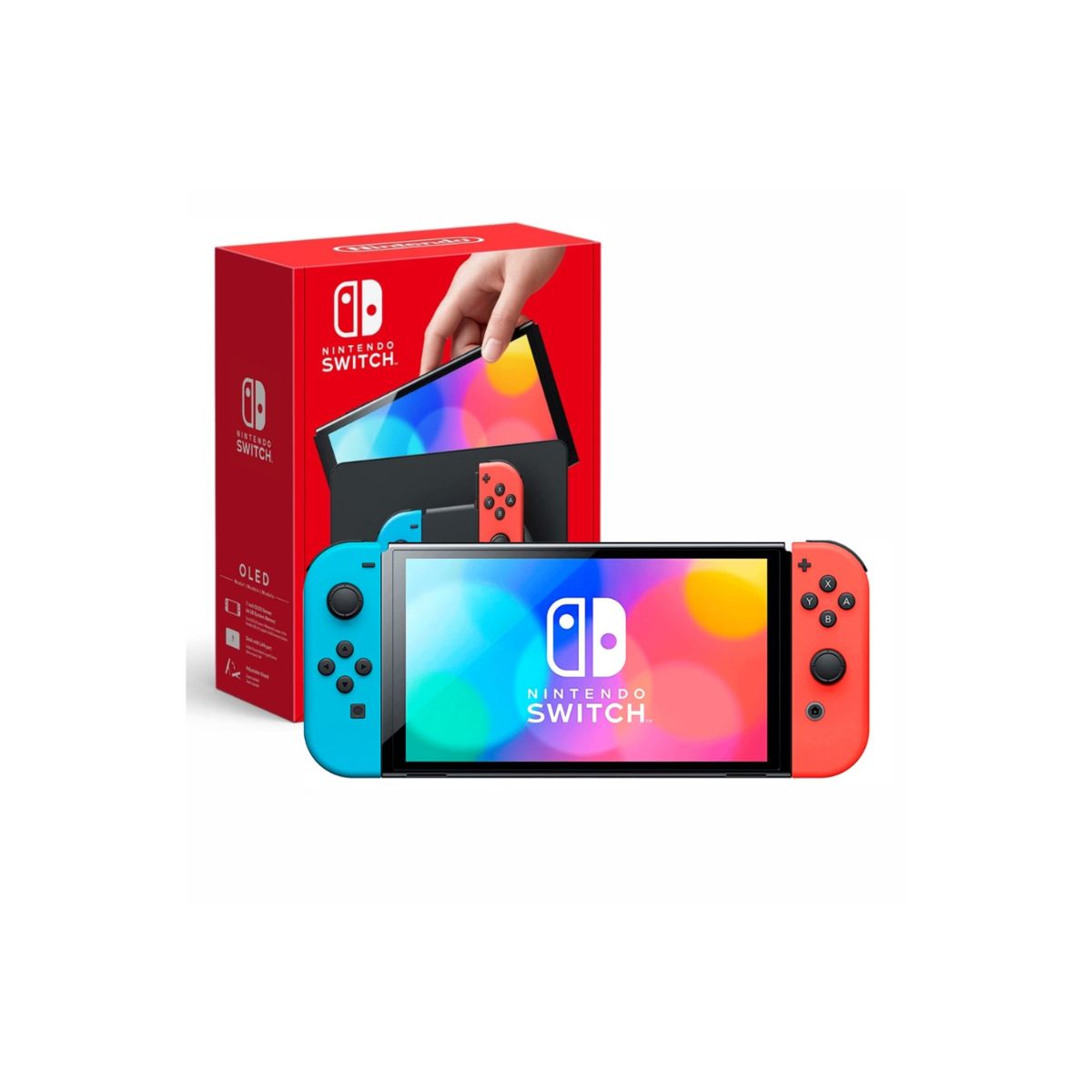 Consola Nintendo Switch OLED Neon azul y rojo Consola Nintendo Switch OLED Neon azul y rojo