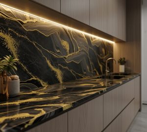 Copia - Placa Adhesiva Simil Marmol Blanco/Hojas Rollo de 1.20 x 3 Metros BS-37139-2