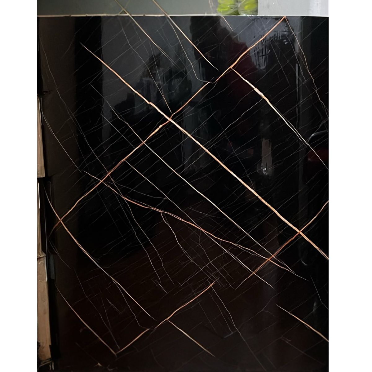 Copia - Placa Adhesiva X 10 Simil Marmol Blanco Rollo de 1.20 x 3 Metros BS-101