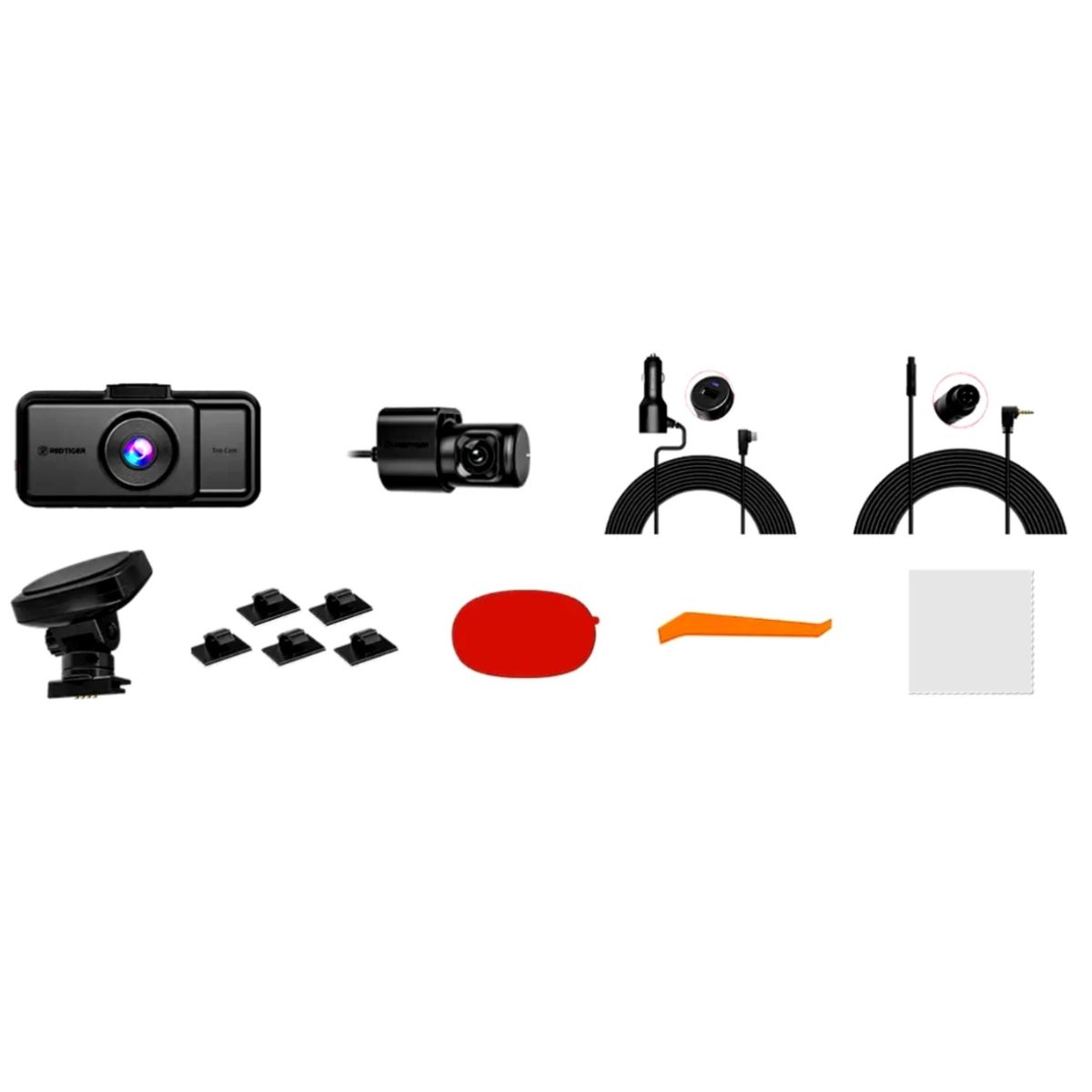 Dashcam Redtiger A6 3 Canales 4K/2.5K WiFi GPS Pantalla Táct