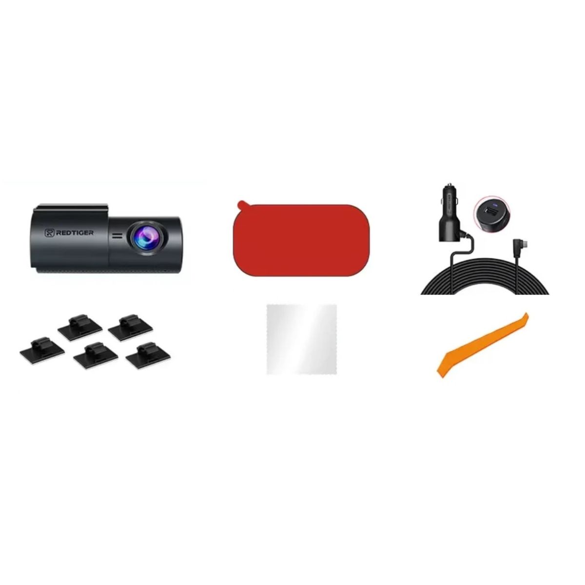 Dashcam Redtiger F11 4K UHD Frontal con WiFi y Monitoreo