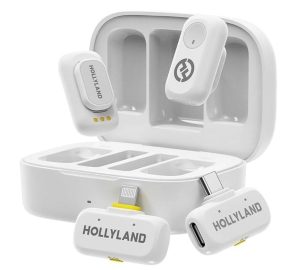 Micrófono Hollyland LARK A1 Combo Hi-Fi Blanco