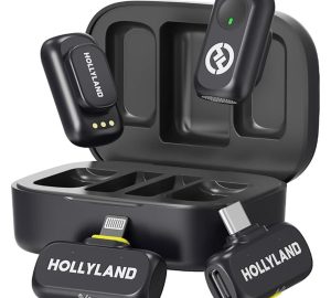 Micrófono Hollyland LARK A1 Combo Hi-Fi Gris