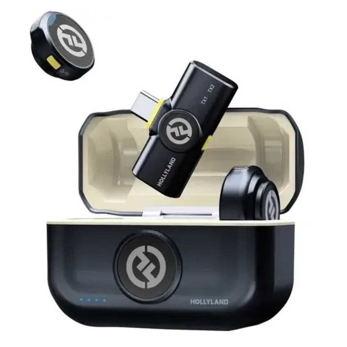 Micrófono Hollyland LARK M2 USB-C Inalámbrico Charcoal