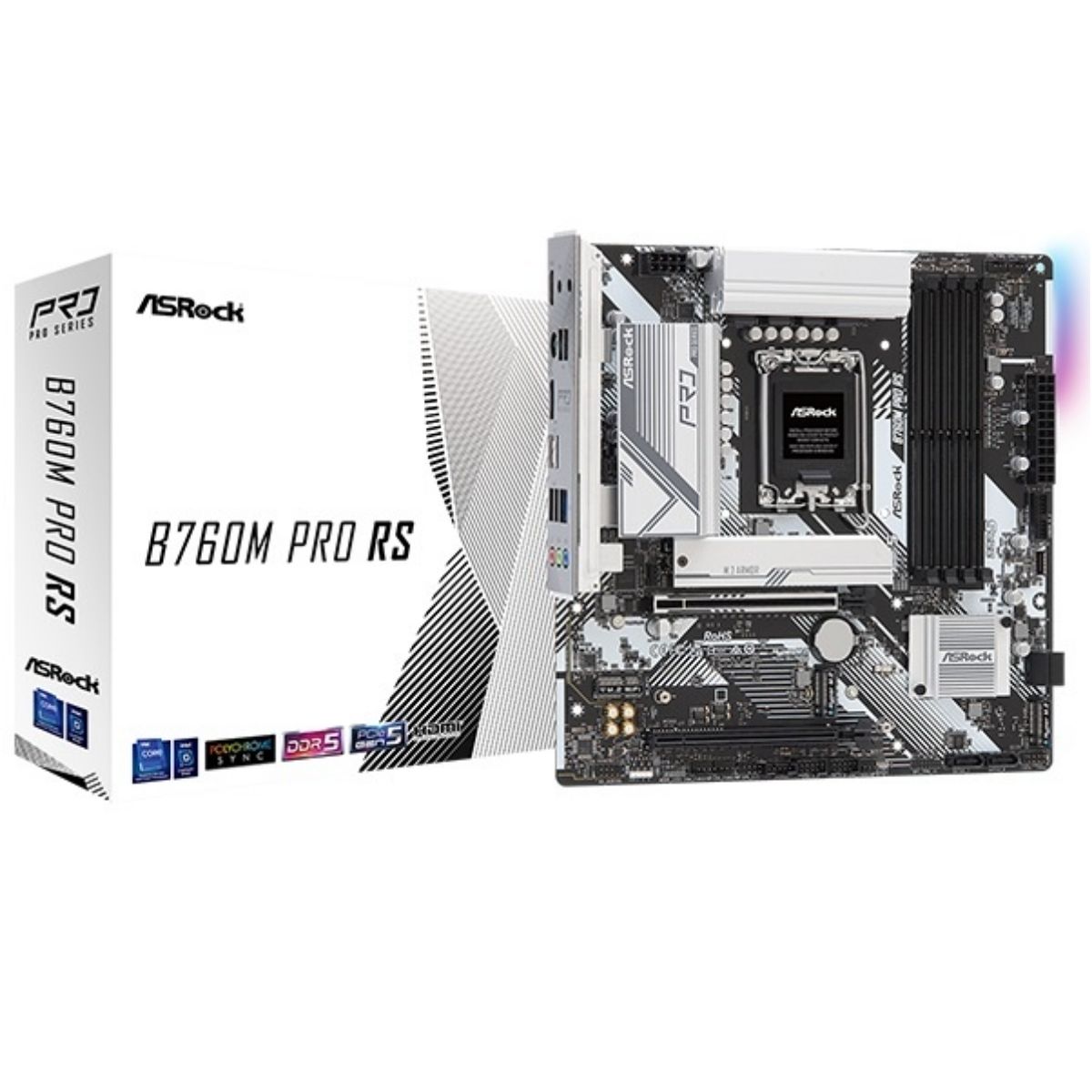 Motherboard Asrock B760M Pro RS LGA 1700 DDR5 Micro ATX