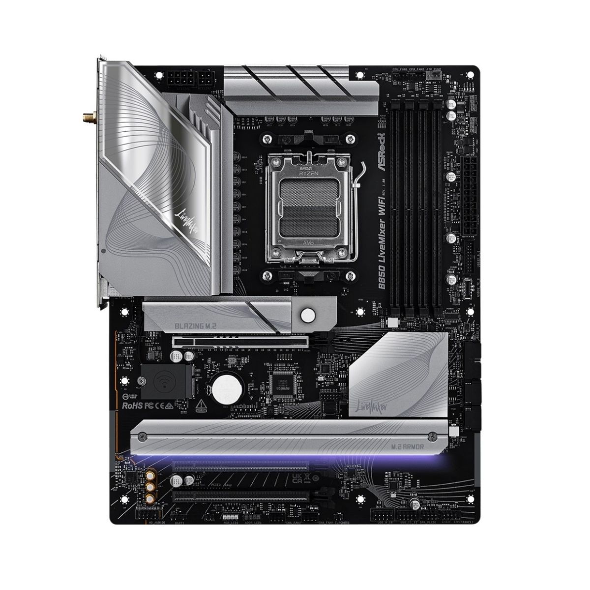 Motherboard Asrock B850 Livemixer AM5 Wi-Fi 7 ATX