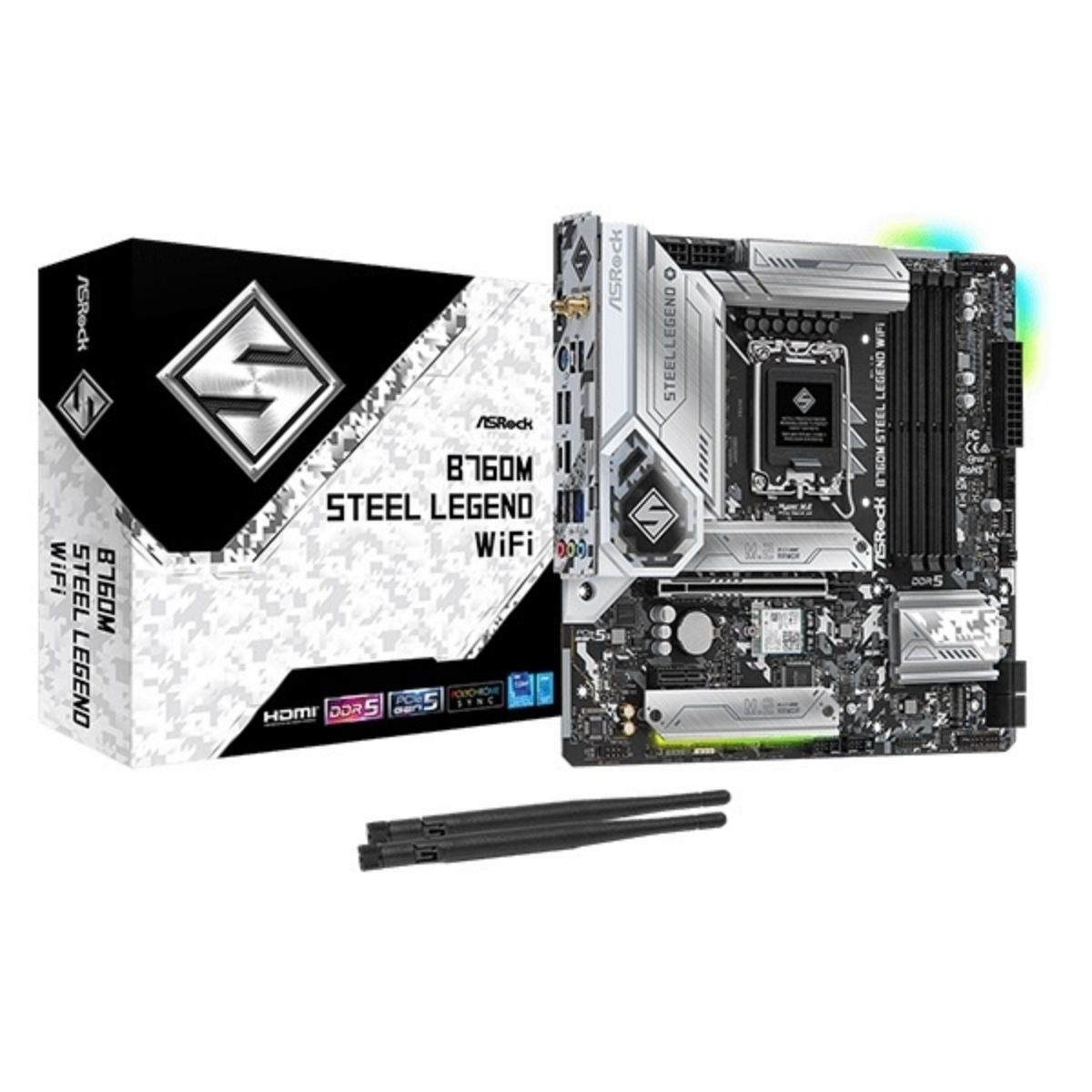 Motherboard Asrock Steel Legend LGA 1700 WiFi 6 Micro ATX