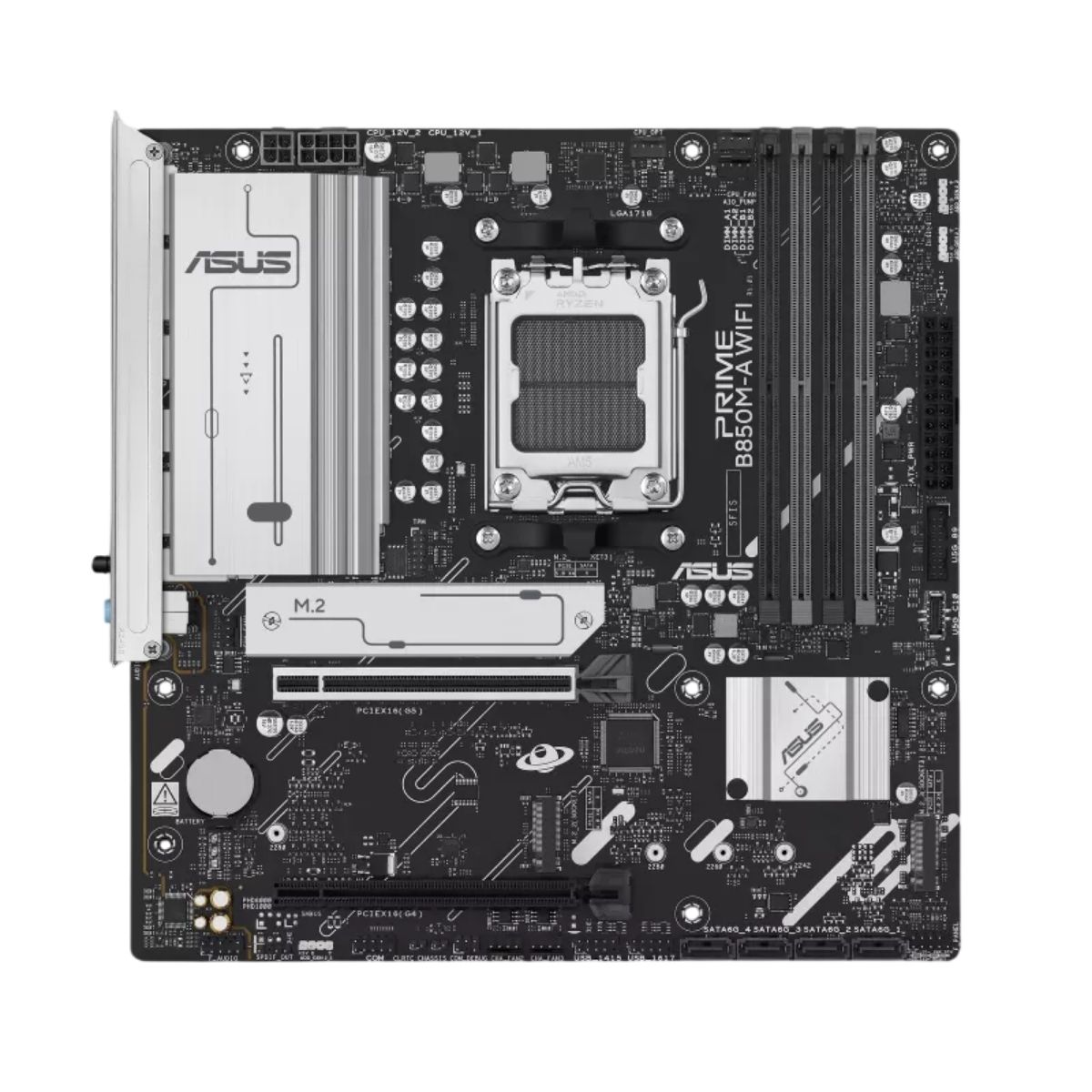 Motherboard Asus Prime B850M-A WiFi 6E AM5 DDR5 Micro-ATX