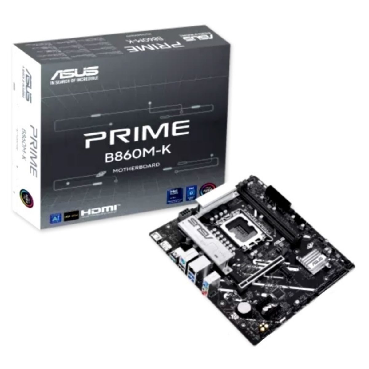 Motherboard Asus Prime B860M-K LGA 1851 DDR5 Micro-ATX Motherboard Asus Prime B860M-K LGA 1851 DDR5 Micro-ATX