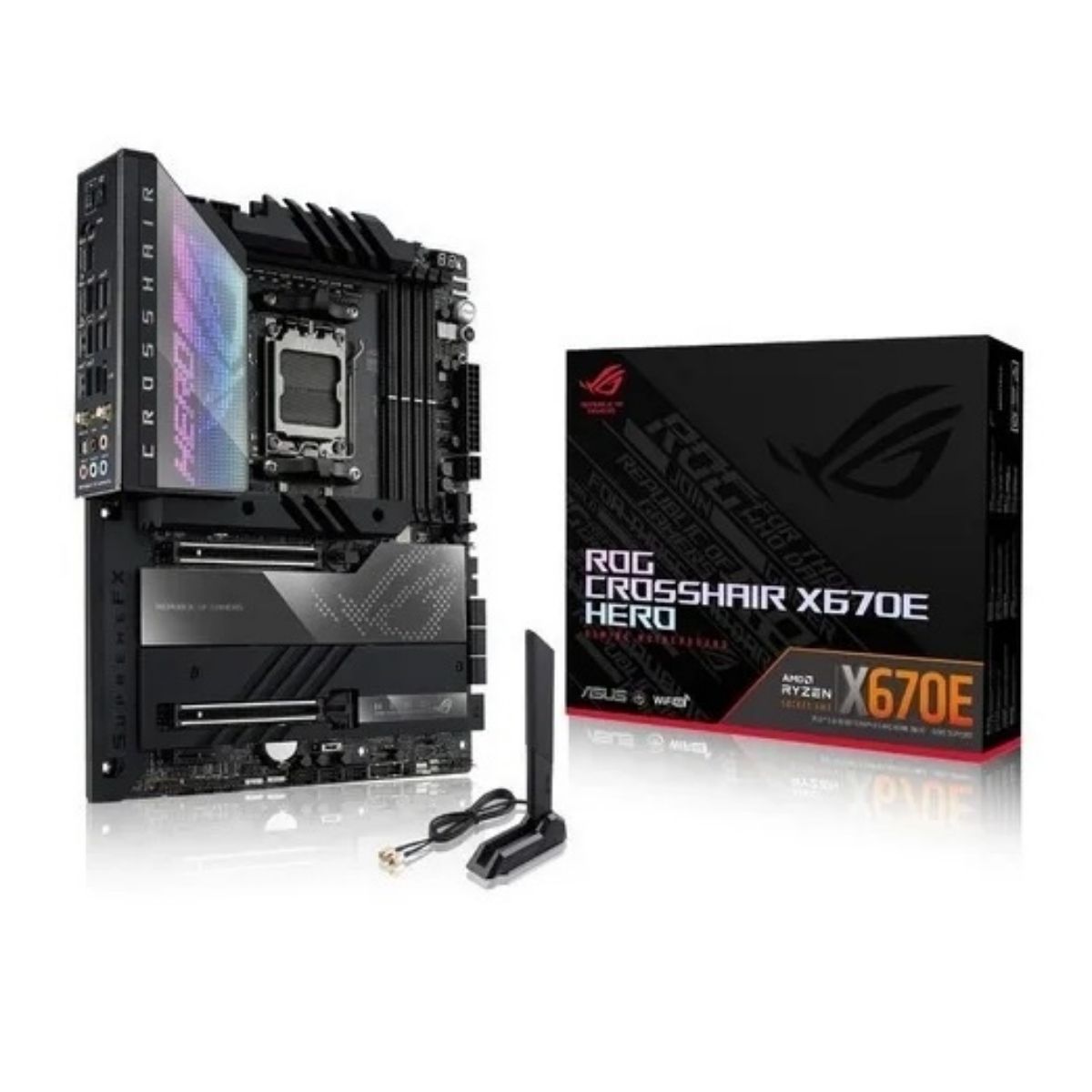 Motherboard Asus ROG Crosshair X670E Hero WiFi 6E AM5 ATX