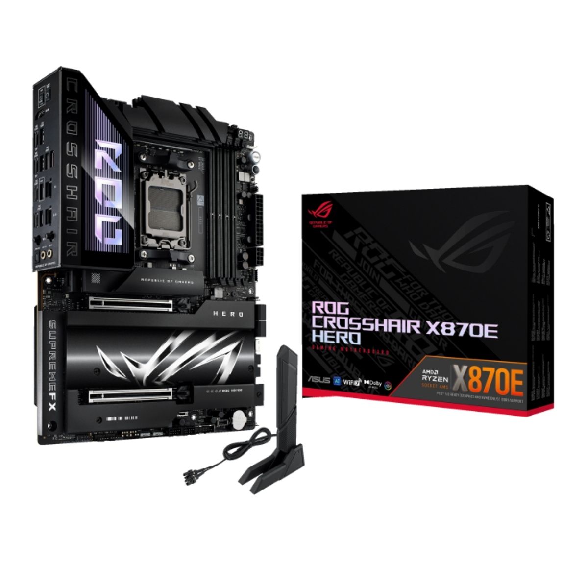 Motherboard Asus ROG Crosshair X870E Hero AM5 WiFi 7 ATX