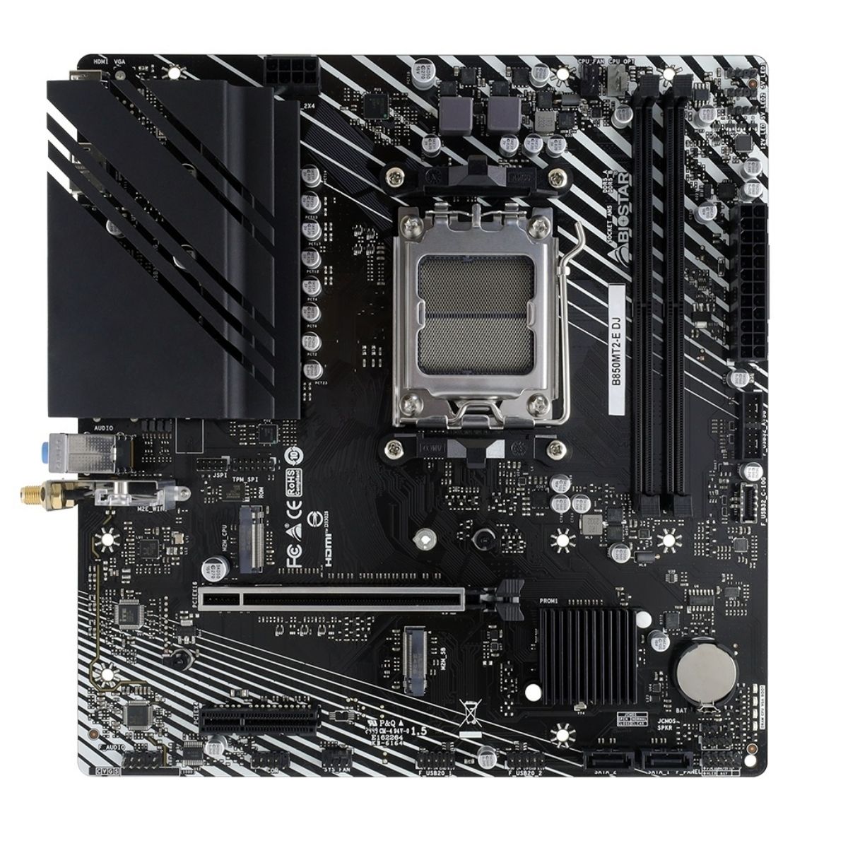 Motherboard BioStar B850MT2-E DJ AM5 DDR5 Micro-ATX