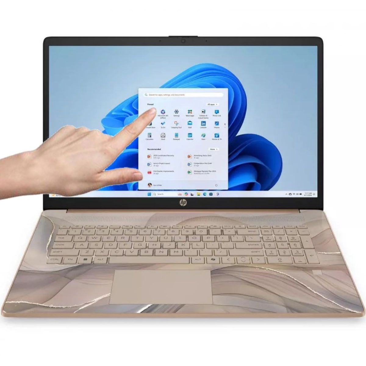 Notebook HP 17-CN4153cl Core 5 16GB 1TB SSD 17.3'' HD+ Touch