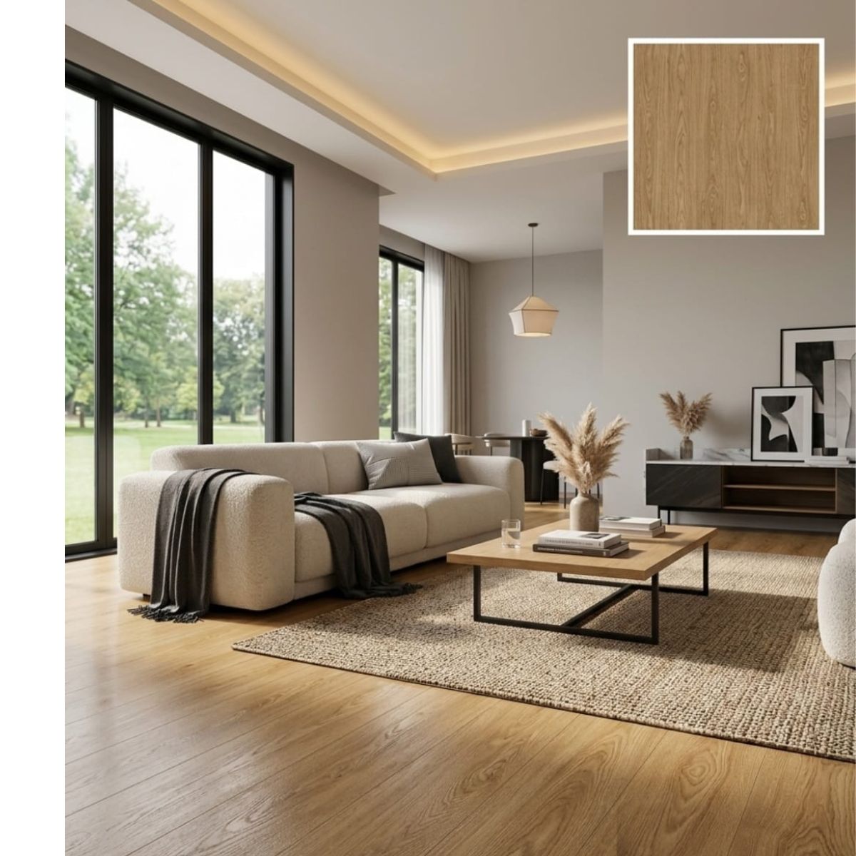 Piso Vinílico SPC 05002 Sistema Click m2 Símil Madera Piso Vinílico SPC 05002 Sistema Click m2 Símil Madera