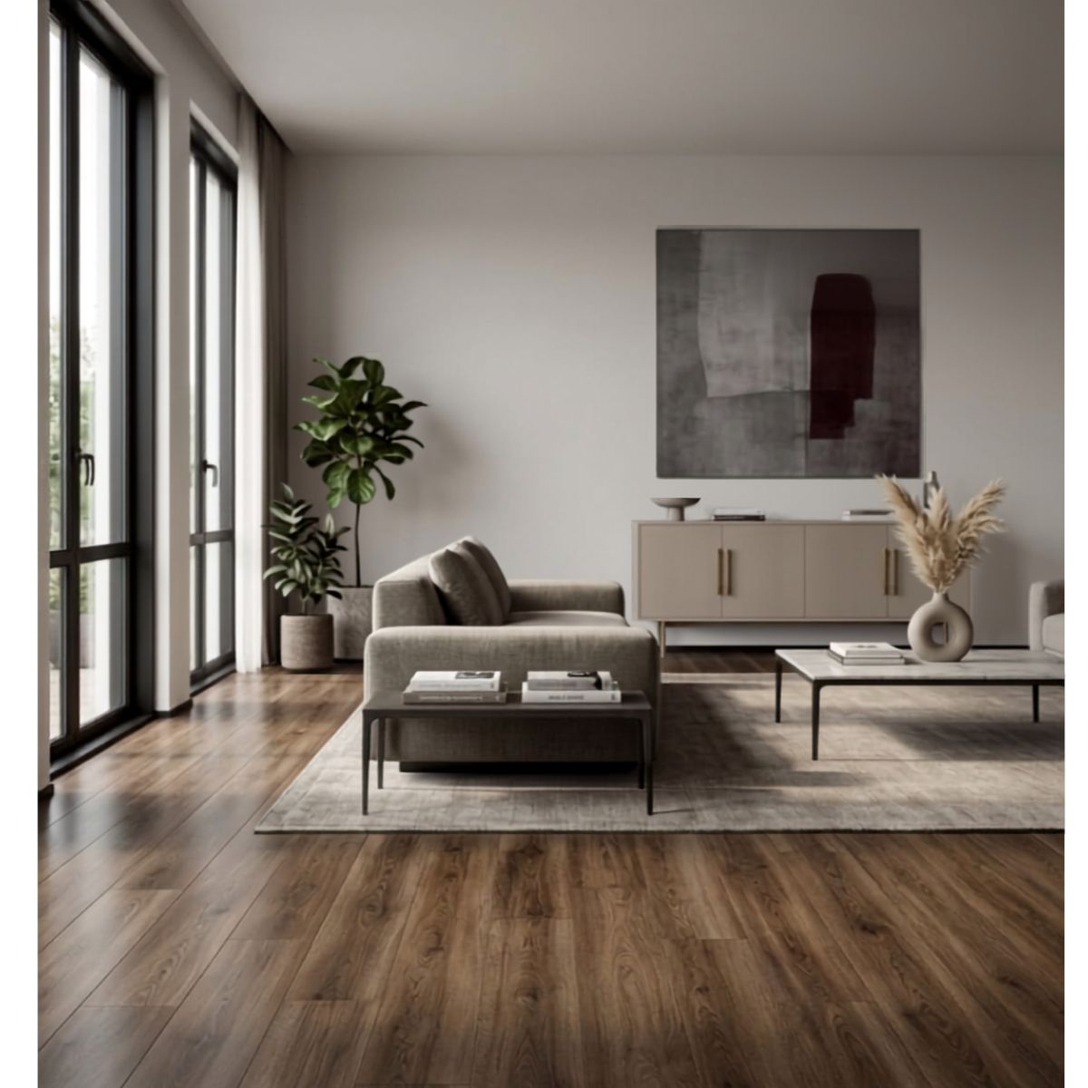 Piso Vinílico SPC 05004 Sistema Click m2 Símil Madera