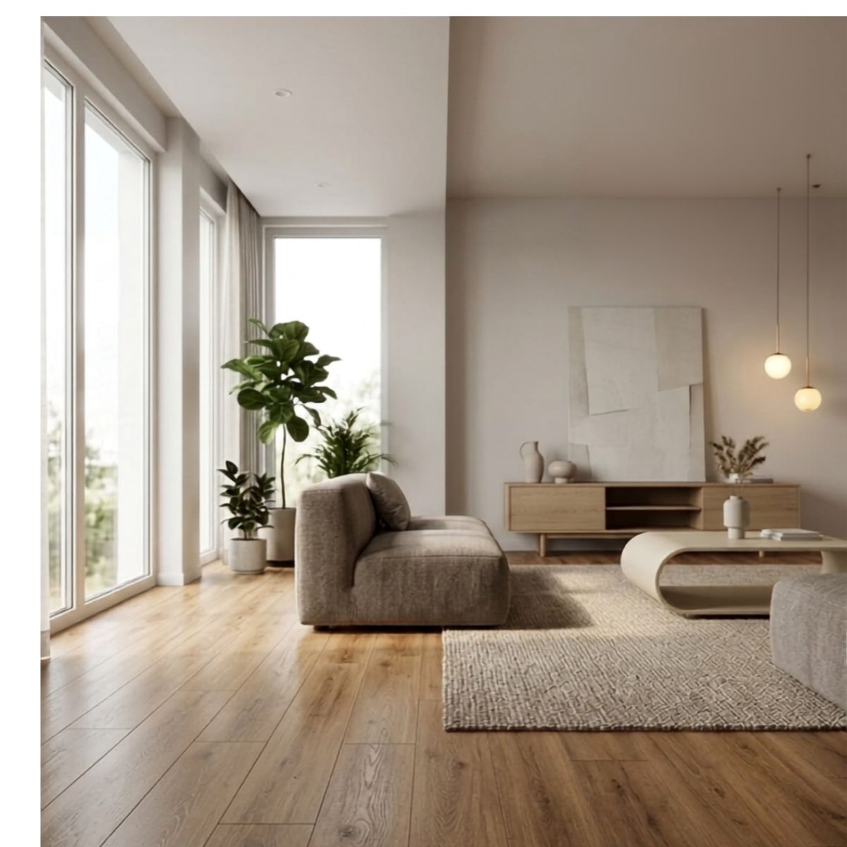 Piso Vinílico SPC 05005 Sistema Click m2 Símil Madera