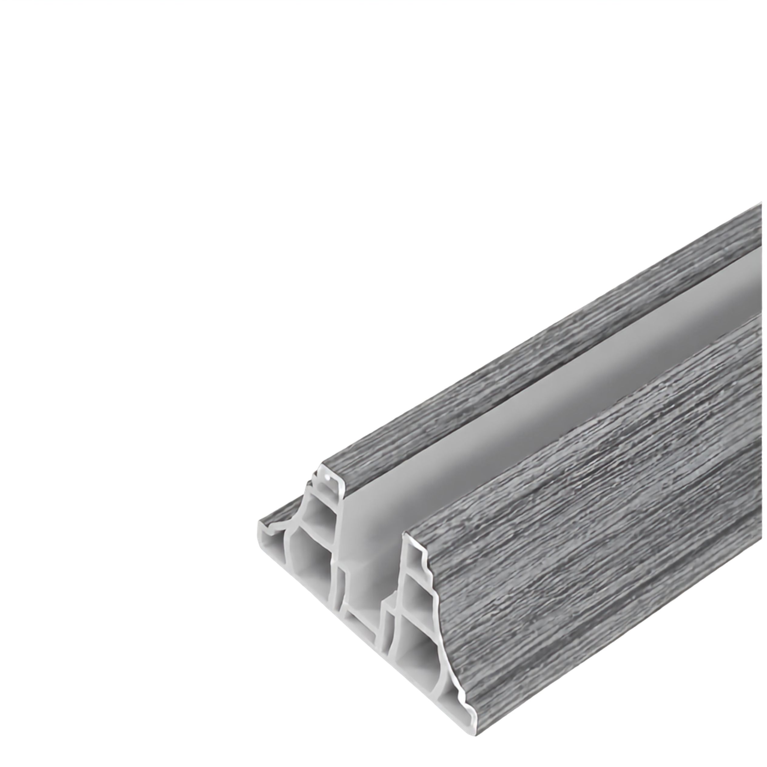 Riel para Panel Divisor Separador Ambientes 3m GRIS