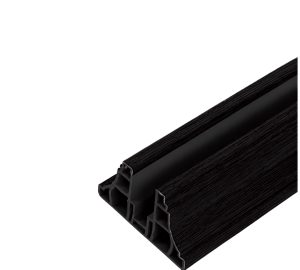 Riel para Panel Divisor Separador Ambientes 3m NEGRO