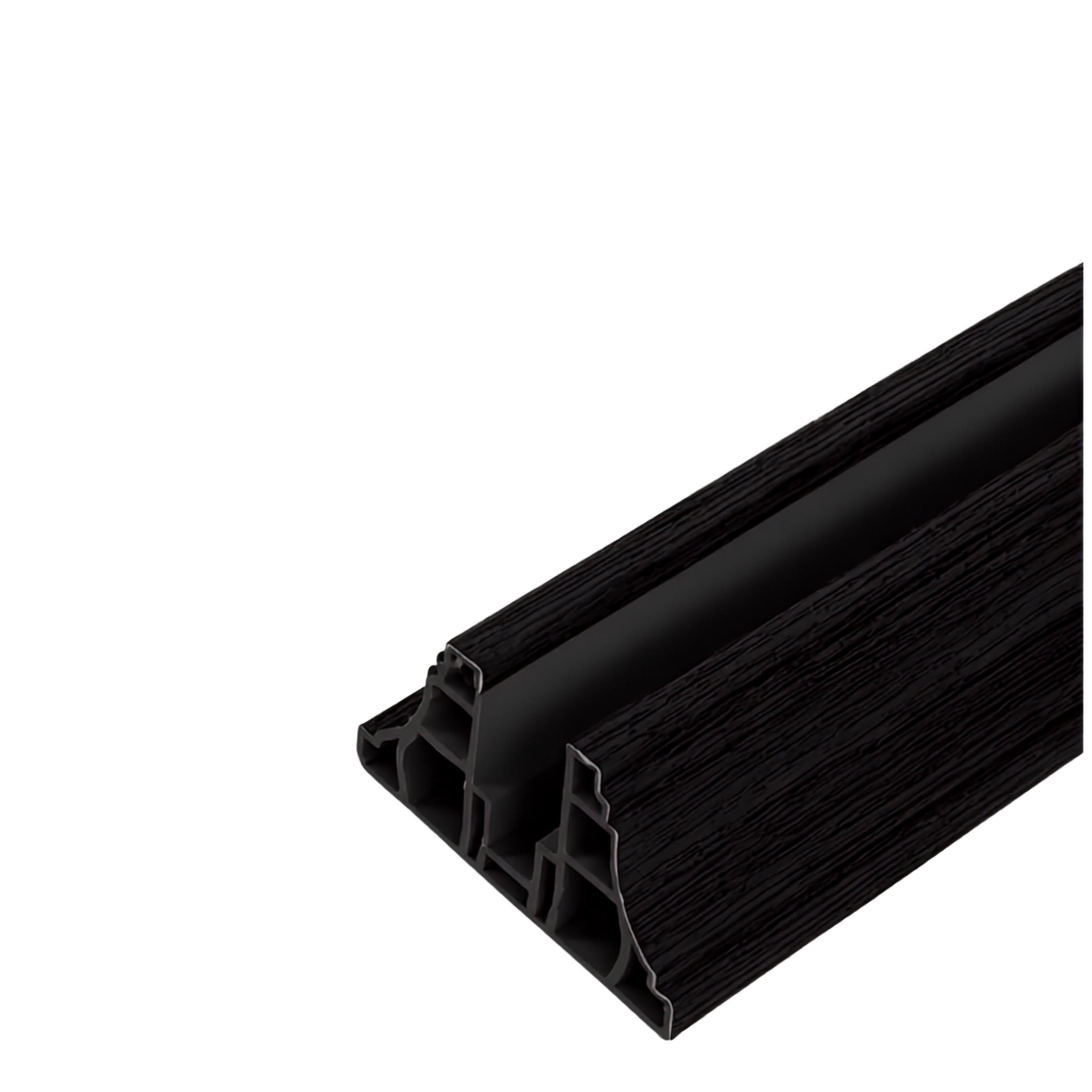 Riel para Panel Divisor Separador Ambientes 3m NEGRO