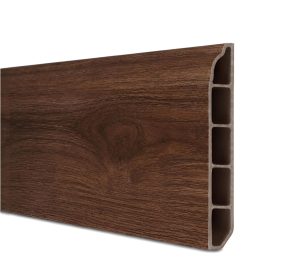 Zócalo SPC 05004 Símil Madera Nogal 2,40m Resistente al Agua