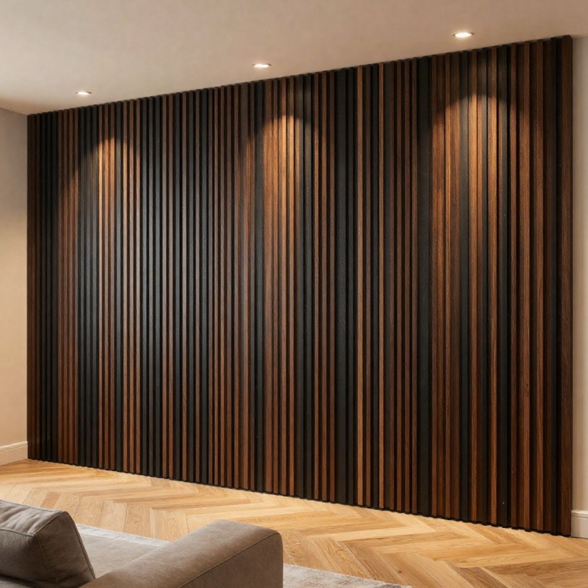 Copia - Pack X30 Wpc Simil Madera Panel Lambrin 290x16.7 Gris Oscuro - 100026-235