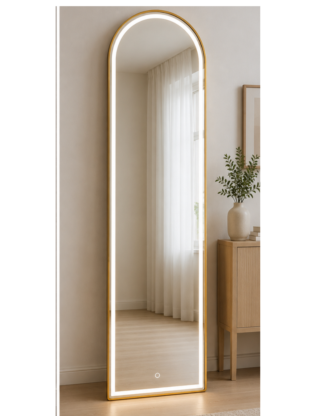 Espejo De Pie Arco Cuerpo Entero LS02 50 X 160 Cm