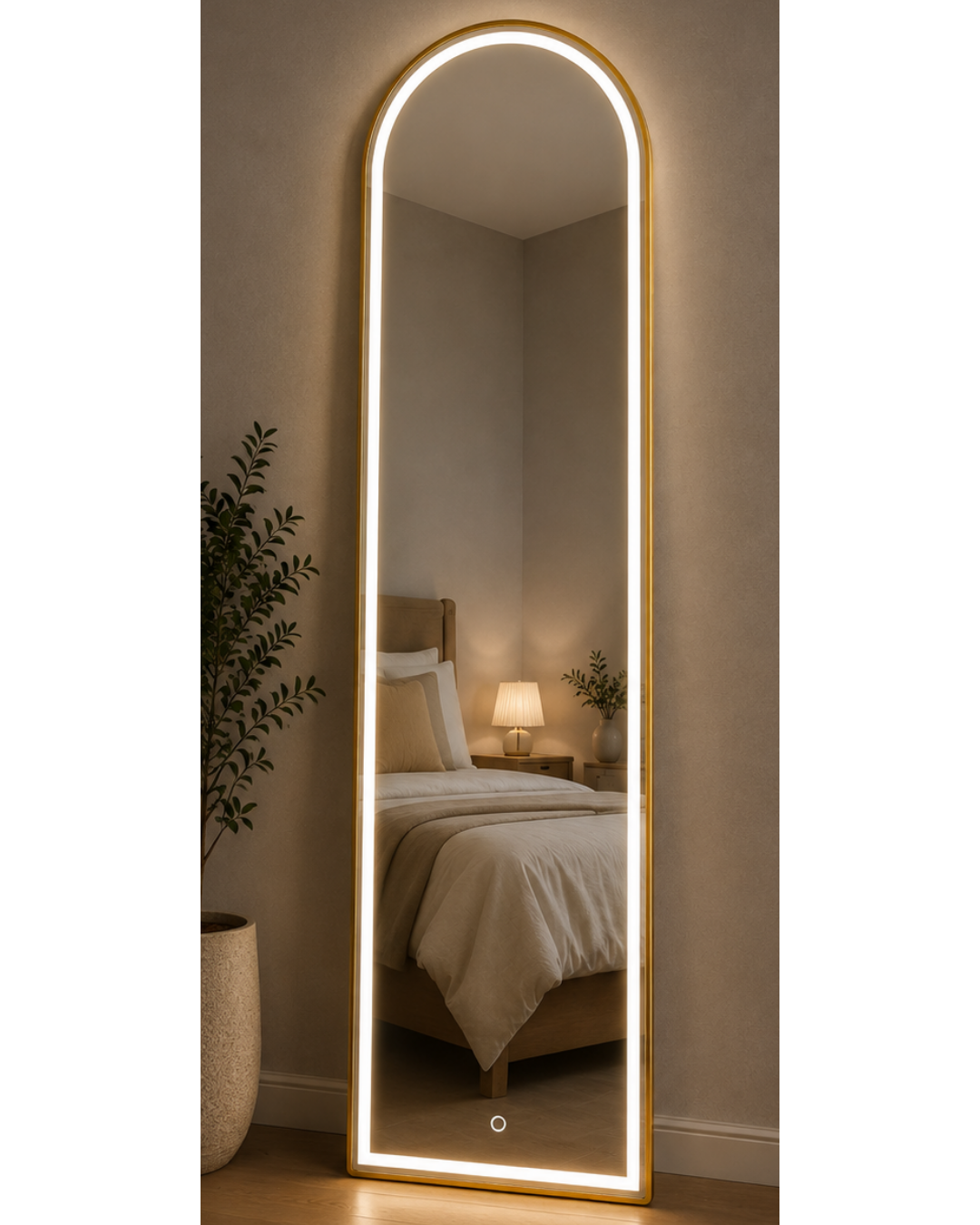 Espejo De Pie Arco Cuerpo Entero LS02 50 X 160 Cm
