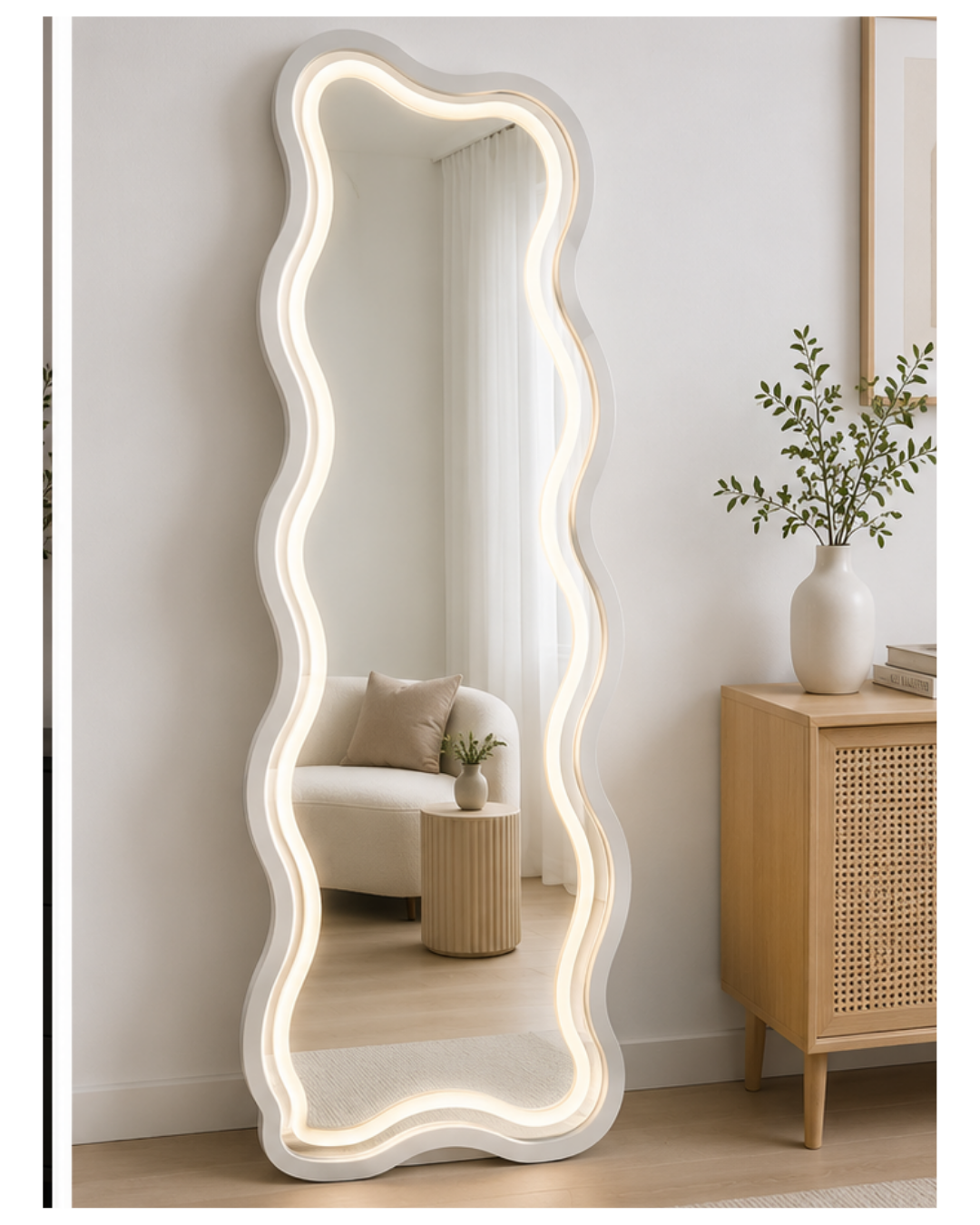 Espejo De Pie Irregular Cuerpo Entero RBL01 60 X 160 Cm