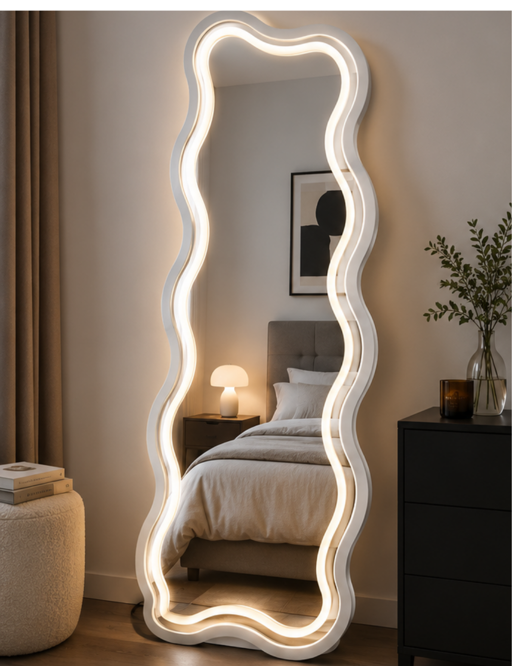 Espejo De Pie Irregular Cuerpo Entero RBL01 60 X 160 Cm