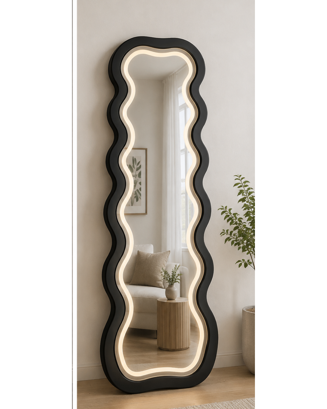 Espejo De Pie Irregular Cuerpo Entero RBL02 60 X 160 Cm