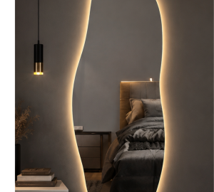 Espejo Irregular Sin Marco Cuerpo Entero Led HT03 150x50cm