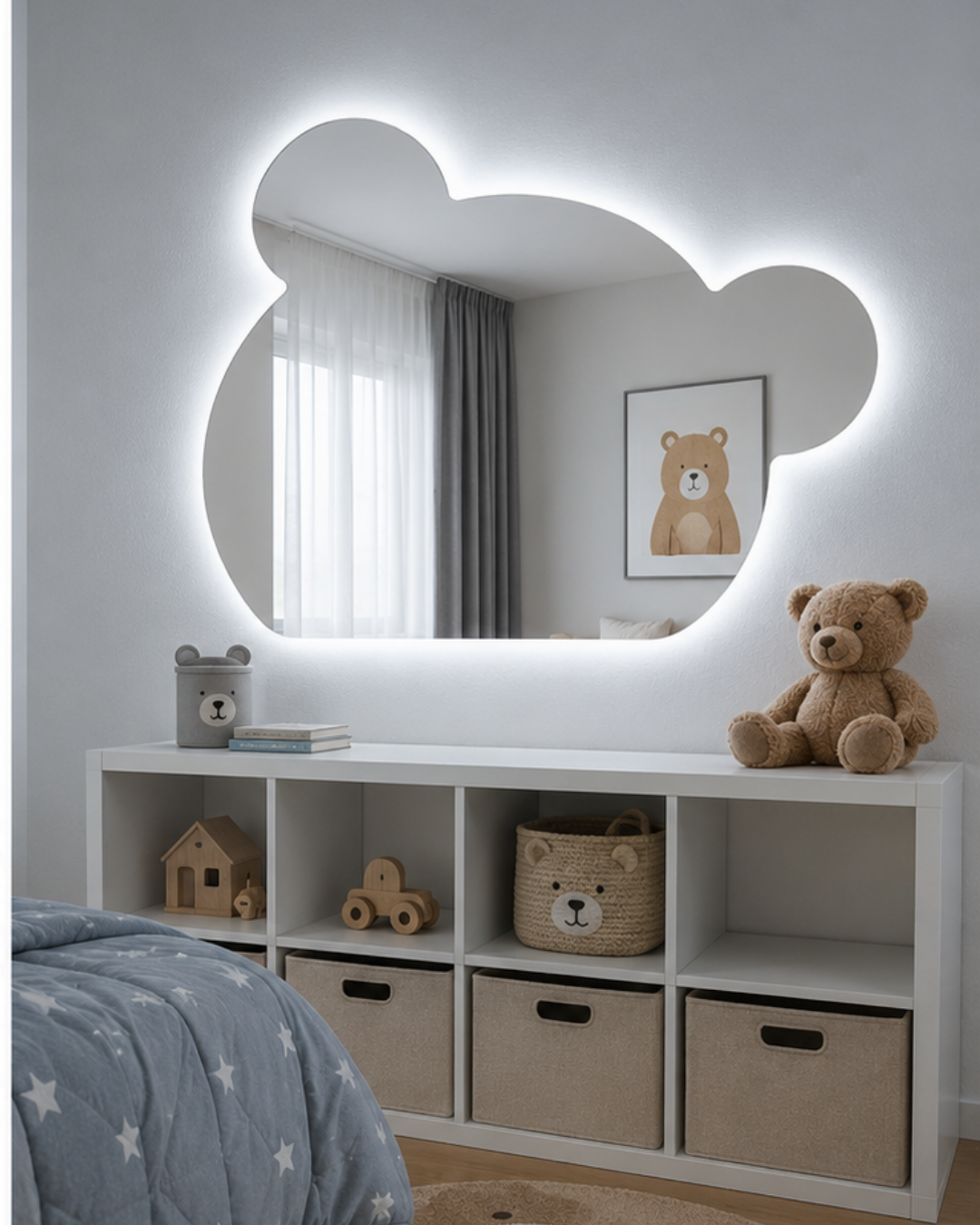 Espejo Irregular Sin Marco Led XX01 Desempañador 60 x 75 cm Espejo Irregular Sin Marco Led XX01 Desempañador 60 x 75 cm