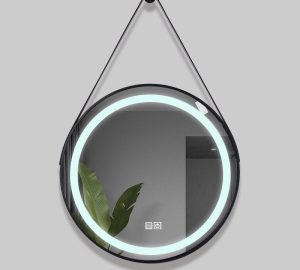Espejo Led Redondo JY01 Para Baño Función Desempañado 60cm