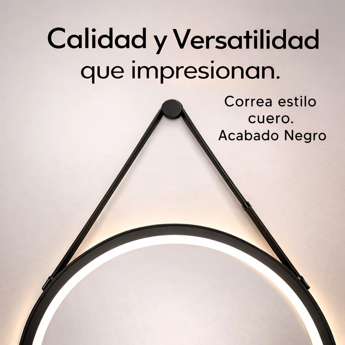 Espejo Led Redondo JY01 Para Baño Función Desempañado 60cm
