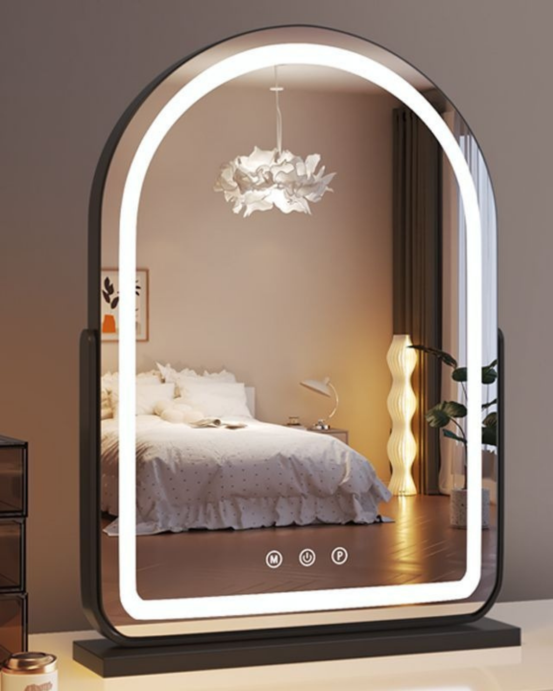 Espejo Medio Arco Led ZH01 40x55cm