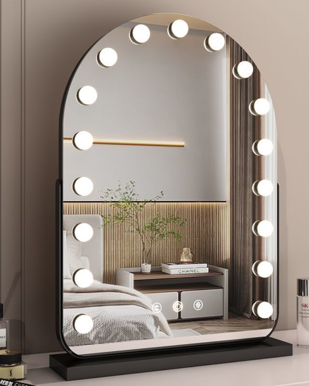 Espejo Medio Arco Led ZH02 40x55cm