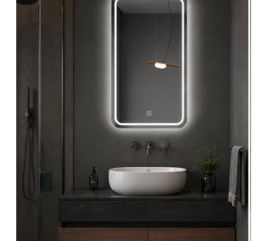 Espejo Rectangular Con Led Baño FS02 60 X 80 Cm Desempañador