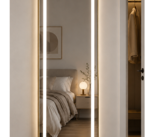 Espejo Rectangular Sin Marco Cuerpo Enter Led CYK01 150x50cm