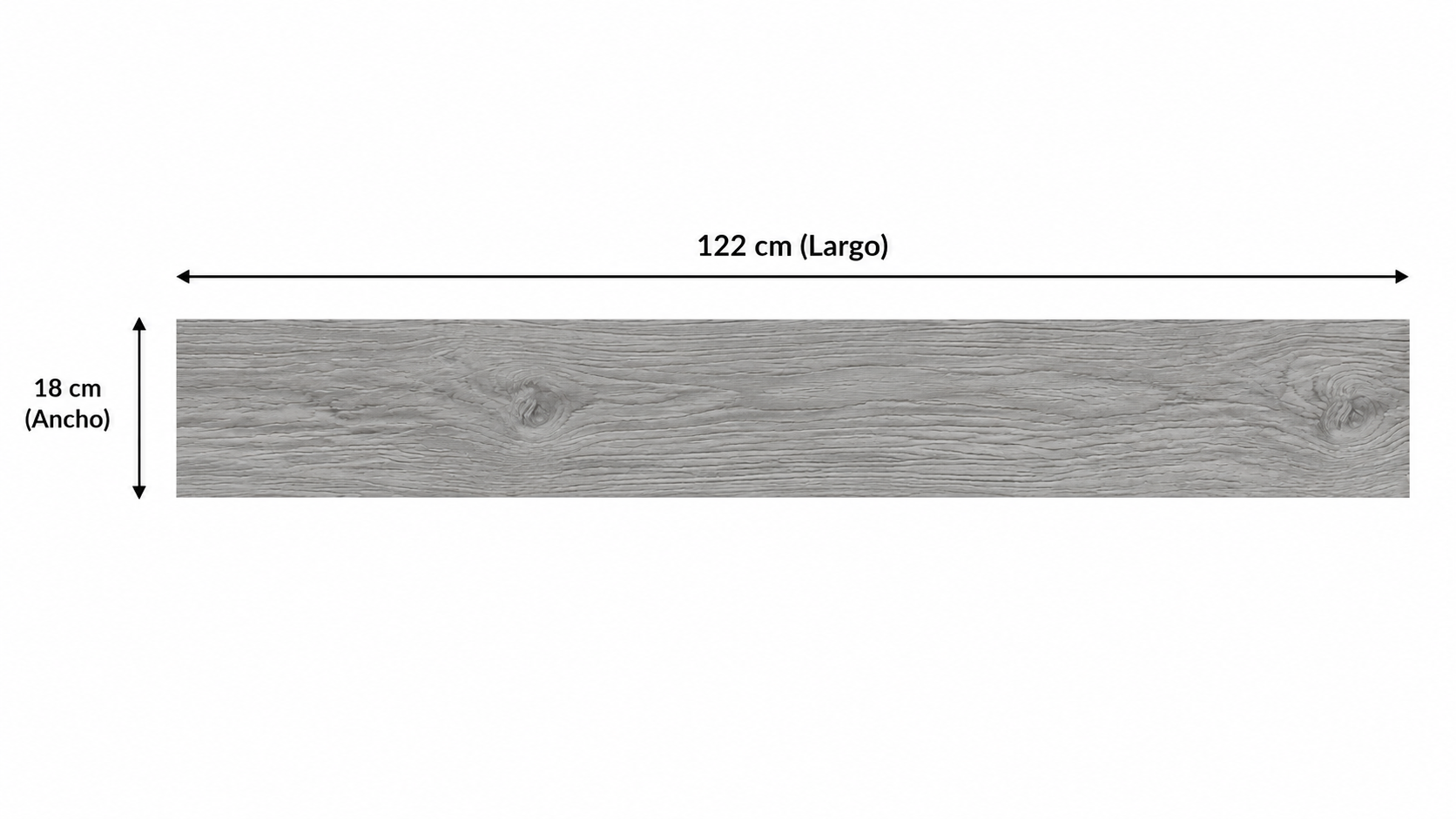 Piso Vinílico SPC 05001 Sistema Click 2,64m2 Símil Madera