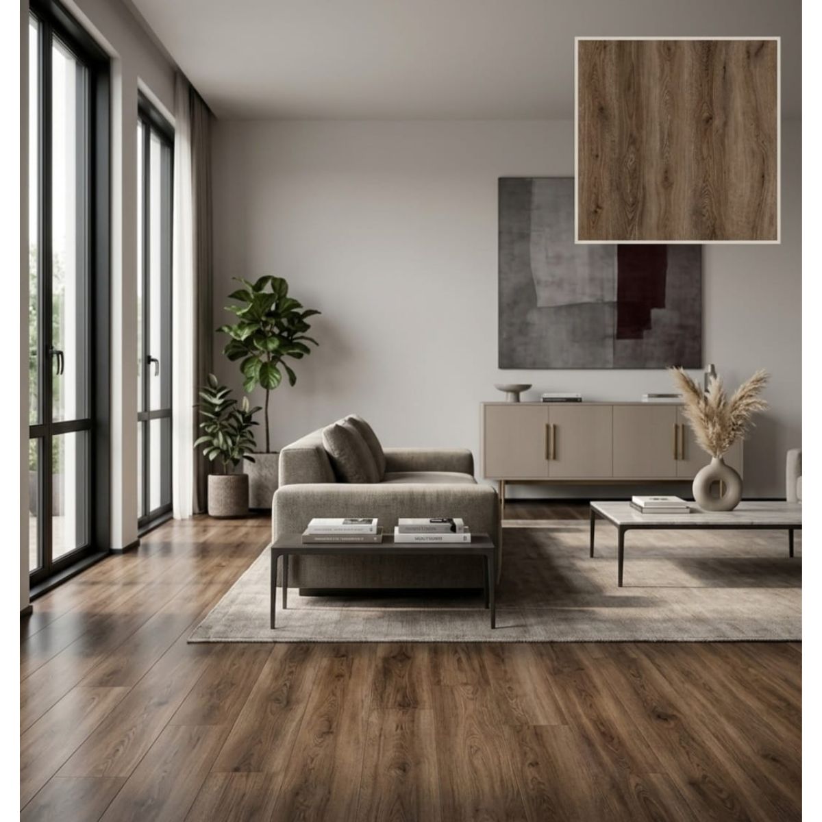 Piso Vinílico SPC 05004 Sistema Click m2 Símil Madera Piso Vinílico SPC 05004 Sistema Click m2 Símil Madera