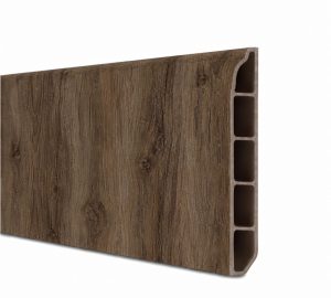 Zócalo SPC 05004 Símil Madera Nogal 2,40m Resistente al Agua