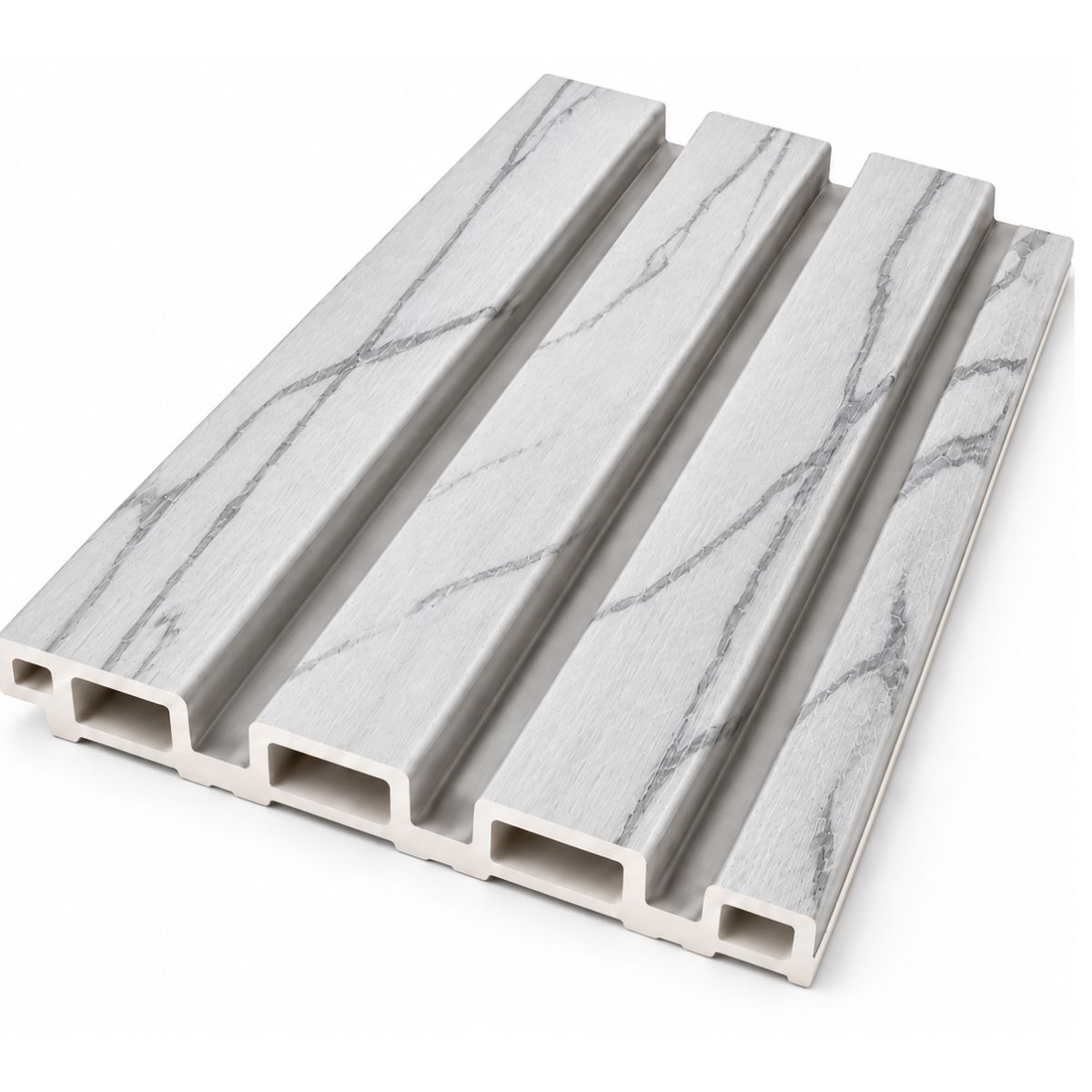 Pack X50 Wpc Simil Madera 2.90x16cm Blanco Marmol / 510202-2