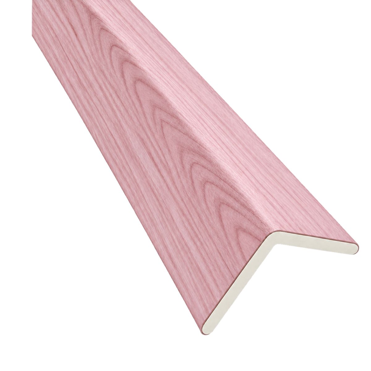 Perfil Esquinero L Panel Para WPC Pared Rosa / Q-C1006-2