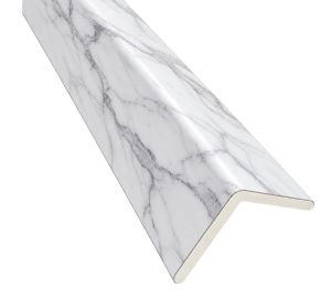 Perfil Esquinero L Panel WPC Pared Blanco Marmol / 510202-2