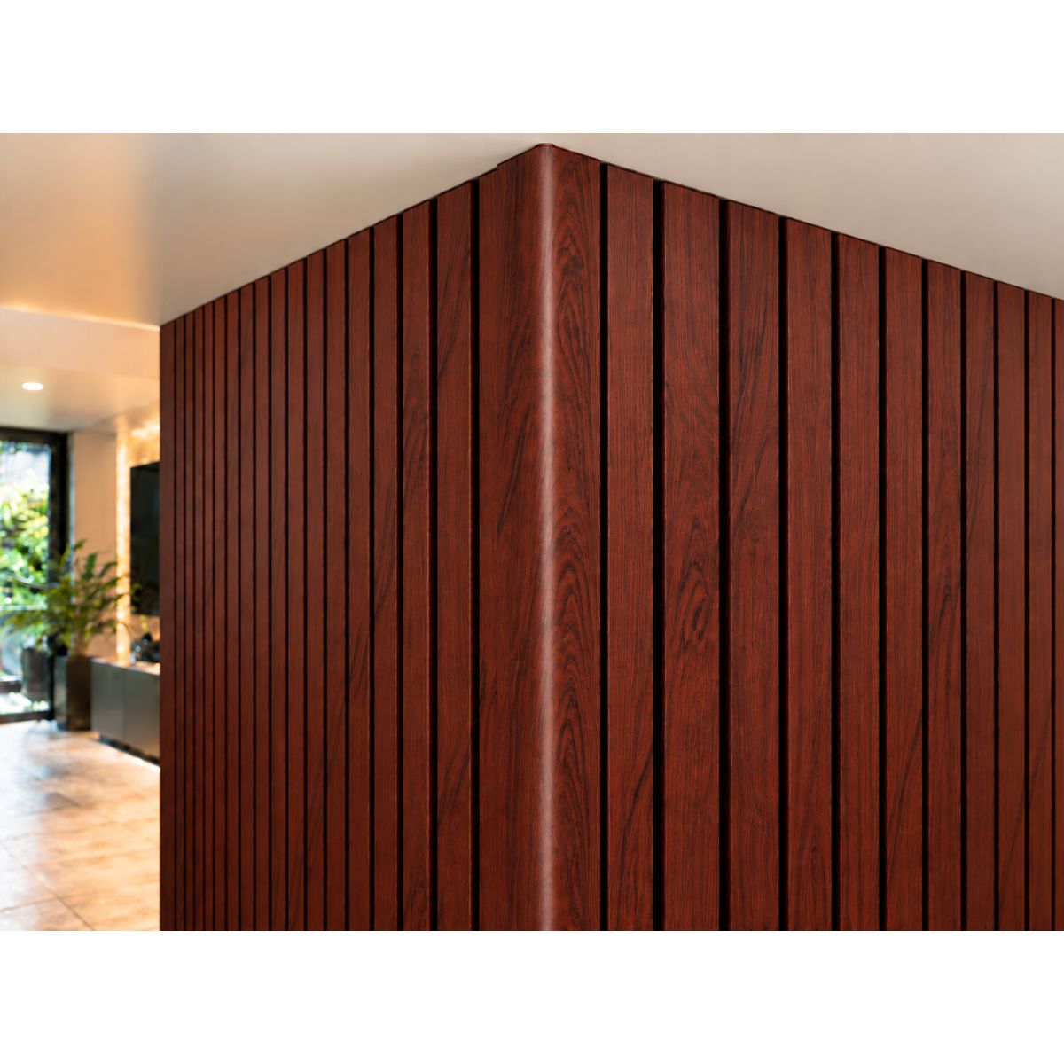 Perfil Esquinero L Panel WPC Pared Caoba Rojizo / NB68701-9 Perfil Esquinero L Panel WPC Pared Caoba Rojizo / NB68701-9