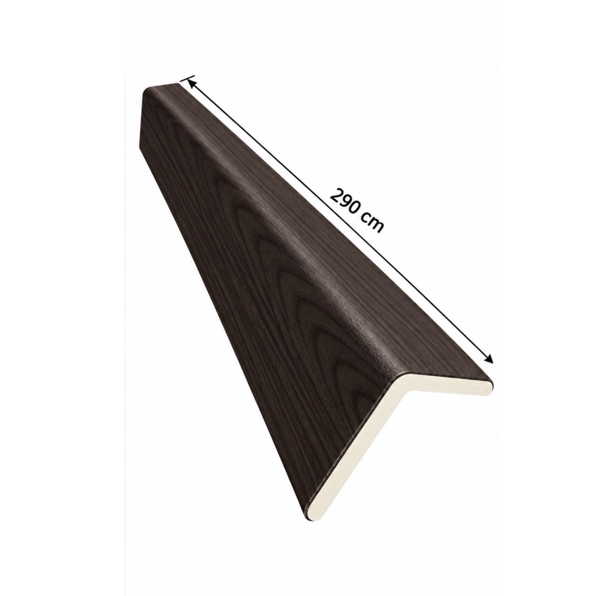 Perfil Esquinero L Panel WPC Pared Ebano Negro / 800023-100 Perfil Esquinero L Panel WPC Pared Ebano Negro / 800023-100