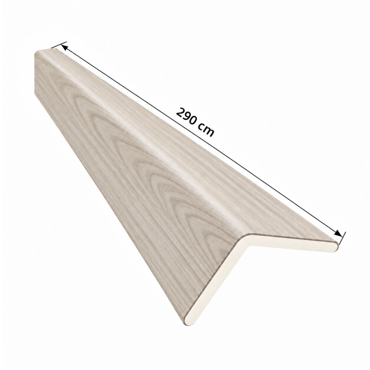 Perfil Esquinero L Panel WPC Pared Gris Claro/ 807806-41