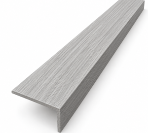 Perfil Esquinero L Panel WPC Pared Gris/Negro / Q-K7001-A153