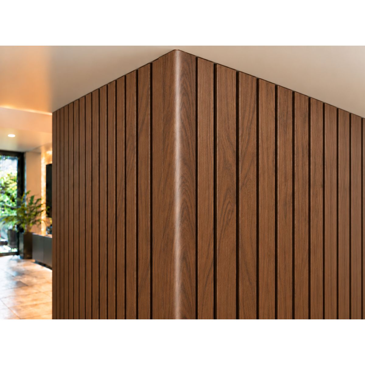 Perfil Esquinero L Panel WPC Pared Nogal Tostado / 801305-9